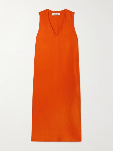 RÓHE Silk-satin Maxi Dress