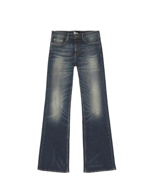 The Kooples BOOTCUT JEANS WITH BLUE ABRASIONS