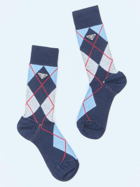Prada Argyle Socks