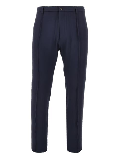 EMPORIO ARMANI textured trousers