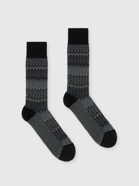 Missoni Chevron cotton blend socks