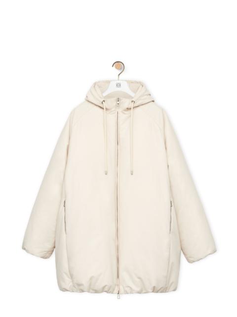 Loewe Padded bomber coat in technical cotton