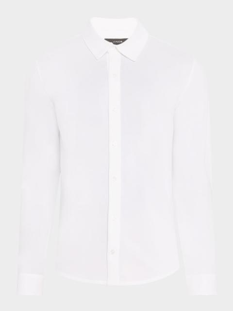 Vince Men's Pique Button-Down Shirt