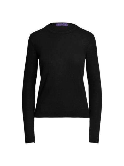 Ralph Lauren Women's Crewneck Wool-Blend Sweater - Black