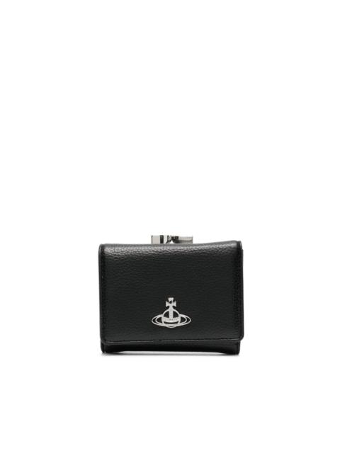 Orb-logo wallet purse