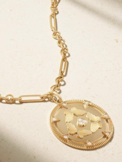 FOUNDRAE Reverie 18-karat gold diamond necklace Gold