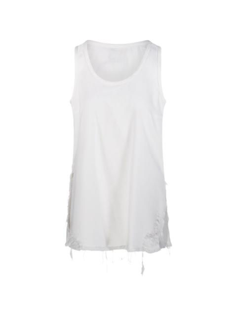 DARKPARK frayed sleeveless top
