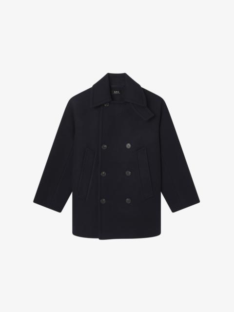 A.P.C. RECYCLED WOOL PEA COAT