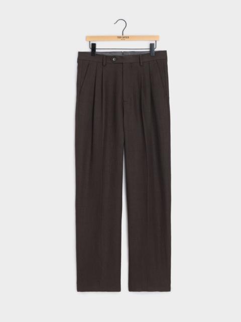 TODD SNYDER Italian Linen Herringbone Wythe Trouser