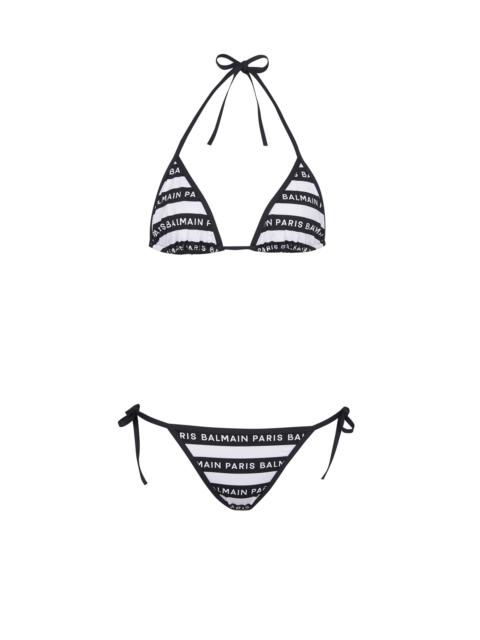 Balmain Balmain Paris triangle bikini