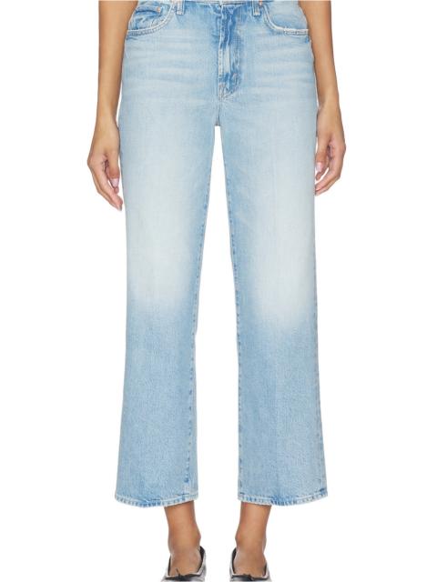 MOTHER The Rambler Zip Flood Jeans