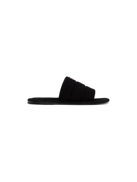 Giuseppe Zanotti Black Suede Harmande Sandals