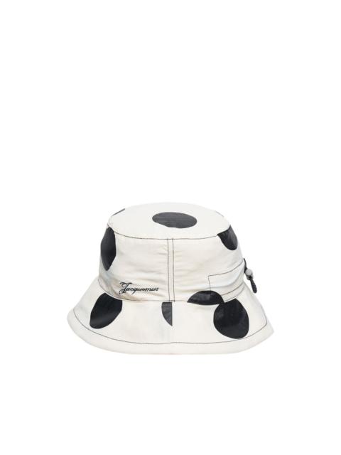 JACQUEMUS Bob Baluchon polka-dot bucket hat