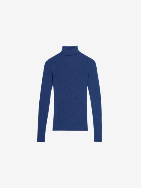 The Frankie Shop Utica Thin Turtleneck Sweater - Blue
