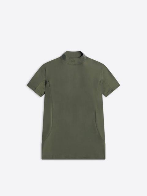 Men's Fitted Short Sleeve Top in Green