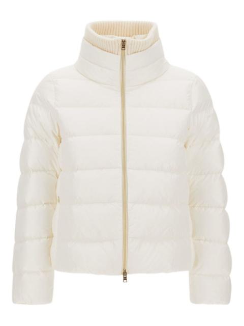 quilted high-neck jacket