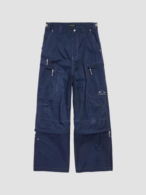 BALENCIAGA Men's Utility Work Pants - Navy