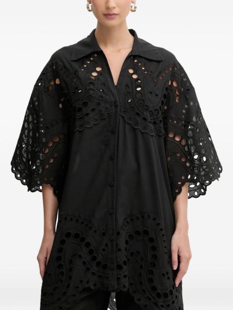 Charo Ruiz Tao eyelet blouse