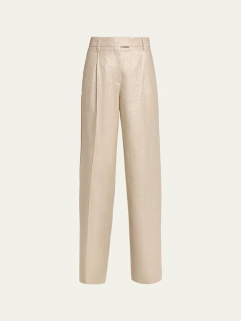 Brunello Cucinelli Loose Pleated Trousers