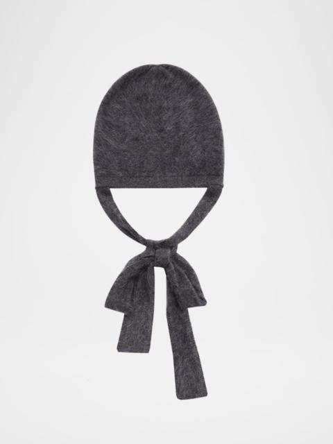 LISA YANG The Brushed Cashmere Tied Hood