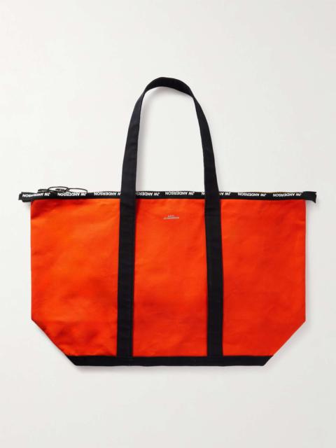+ JW Anderson Logo-Print Canvas Tote Bag