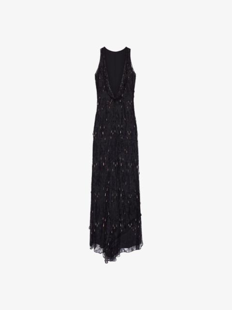 Givenchy EVENING DRESS IN LACE WITH EMBROIDERED PEARLS