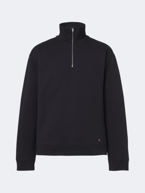 Valentino Cotton-blend jersey sweatshirt