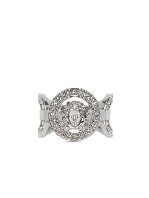 Medusa '95 crystal-embellished ring
