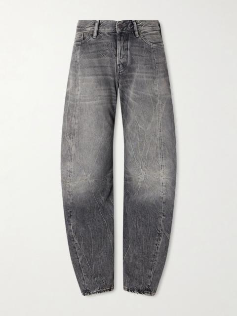 Acne Studios 2006F low-rise barrel-leg jeans Black