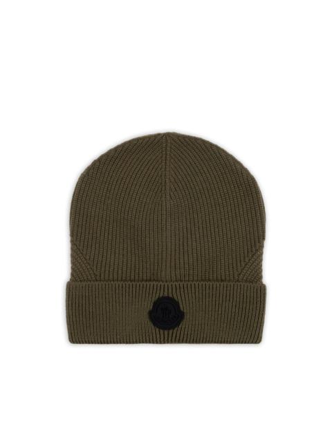 Moncler ribbed-knit beanie hat