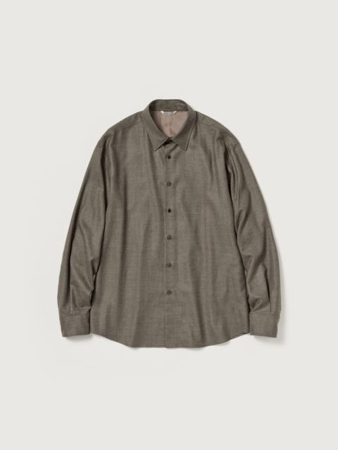 AURALEE SUPER LIGHT WOOL SHIRT