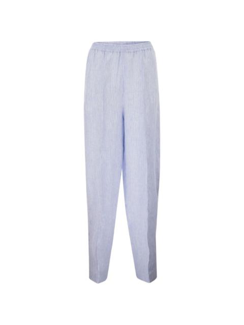 FABIANA FILIPPI striped elasticated trousers
