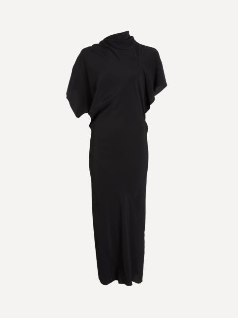 Rick Owens Seb Draped Midi Dress