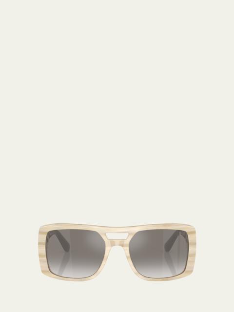 Brunello Cucinelli BC4012S Square Acetate Sunglasses