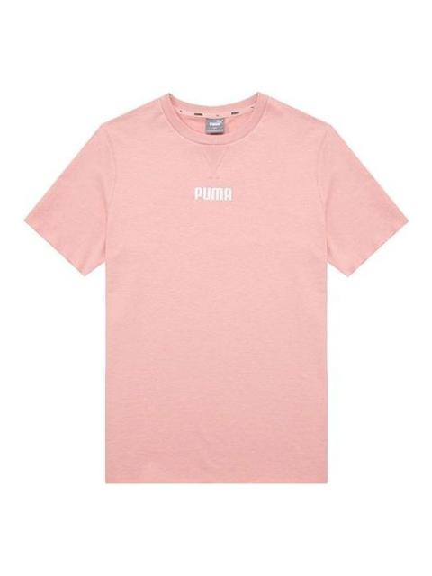 PUMA Basic Logo T-Shirts 'Pink' 849593-24