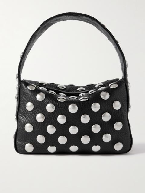 KHAITE Elena Small Studded Textured-leather Shoulder Bag