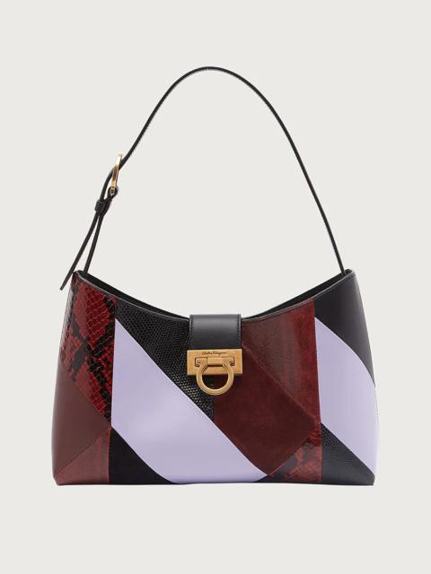 FERRAGAMO TRIFOLIO SHOULDER BAG