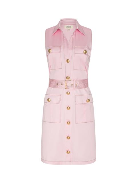L'AGENCE Noam Poplin Shirt Dress