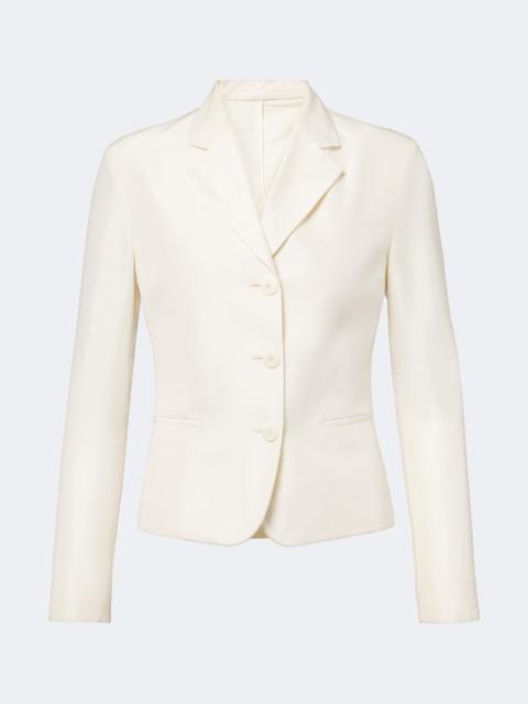 GUCCI Single-breasted silk faille blazer