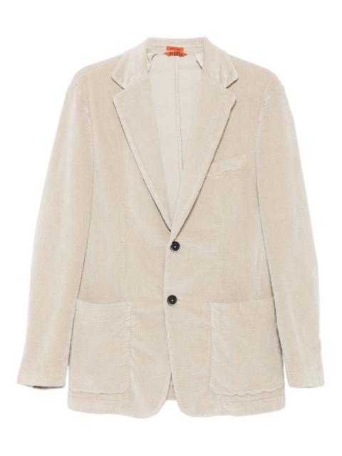 BARENA corduroy single-breasted blazer