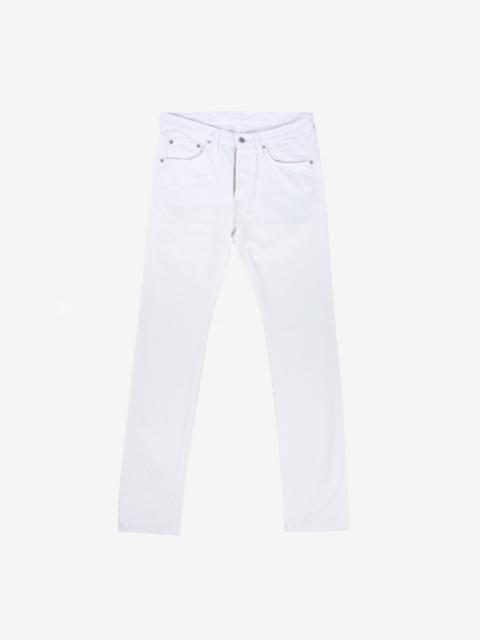 Iron Heart IH-555-WT 13.5oz Denim Super Slim Cut Jeans - White