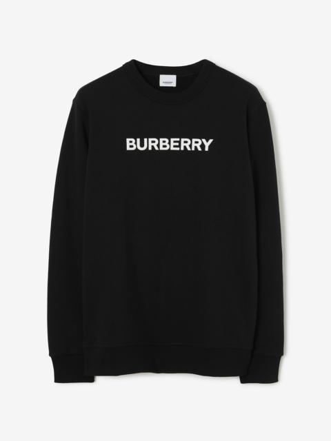 Burberry Logo Print Cotton Sweatshirt