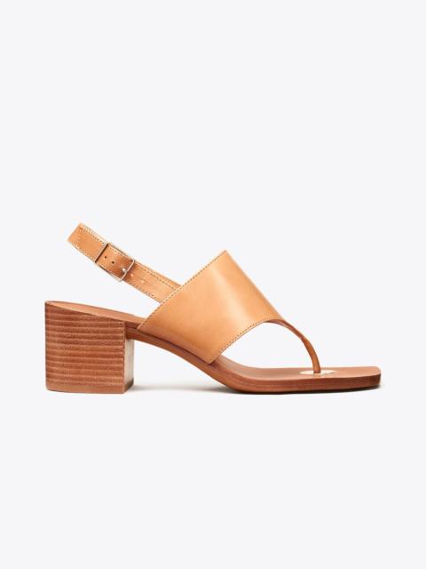 TORY BURCH Double T Coin Heeled Sandal
