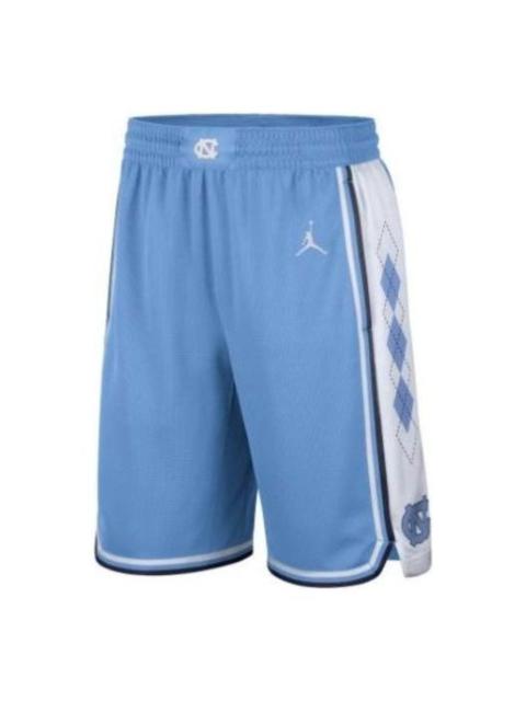 Jordan Nike Jordan College Dri-FIT (UNC) Basketball Shorts 'Blue White' AT8859-448
