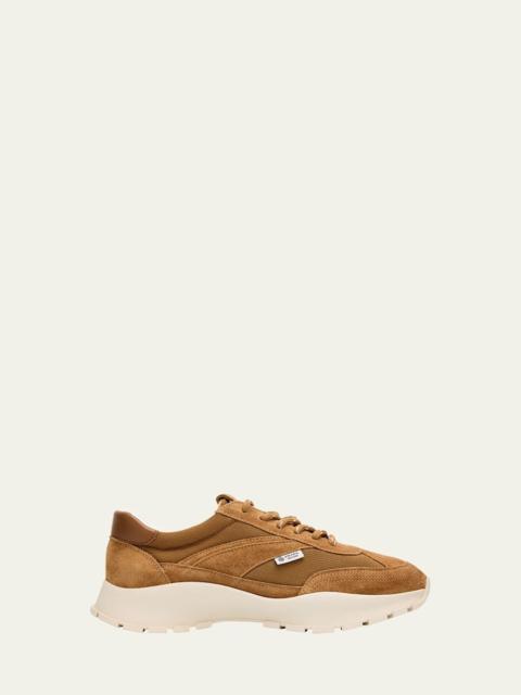 Prada Mesh and Suede Sneakers
