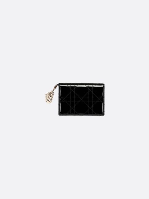 Lady Dior Flap Card Holder