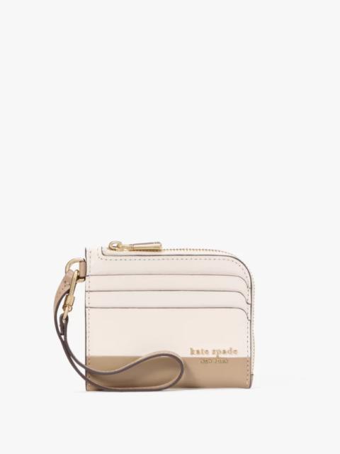 kate spade Devin Colorblocked Coin Card Case Wristlet