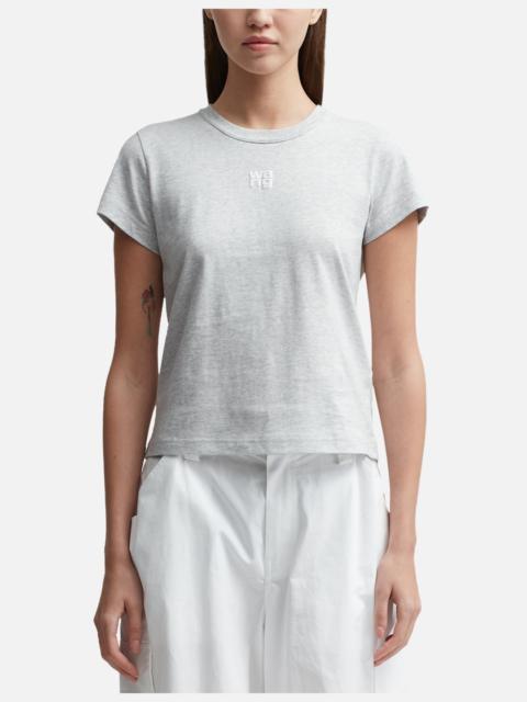 alexanderwang.t PUFF LOGO SHRUNKEN T-SHIRT