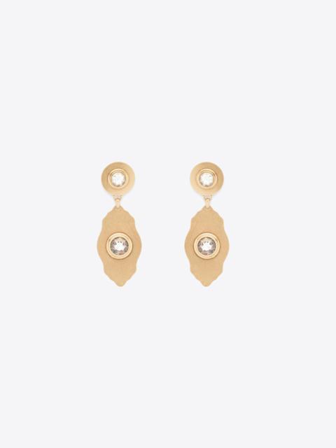 AREA PLATE DROP EARRINGS