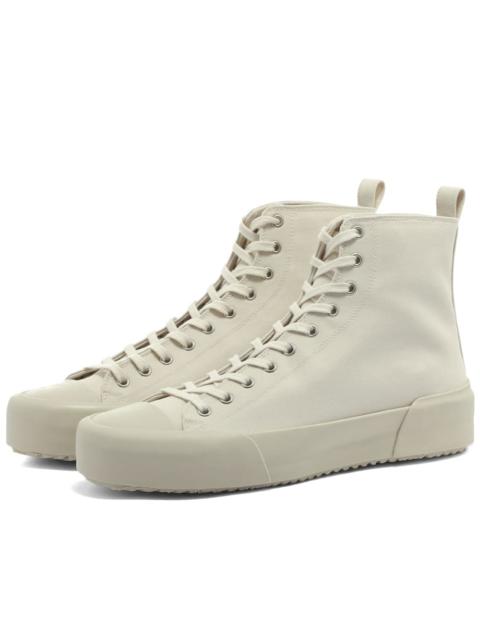 Jil Sander Jil Sander High Top Canvas Sneaker